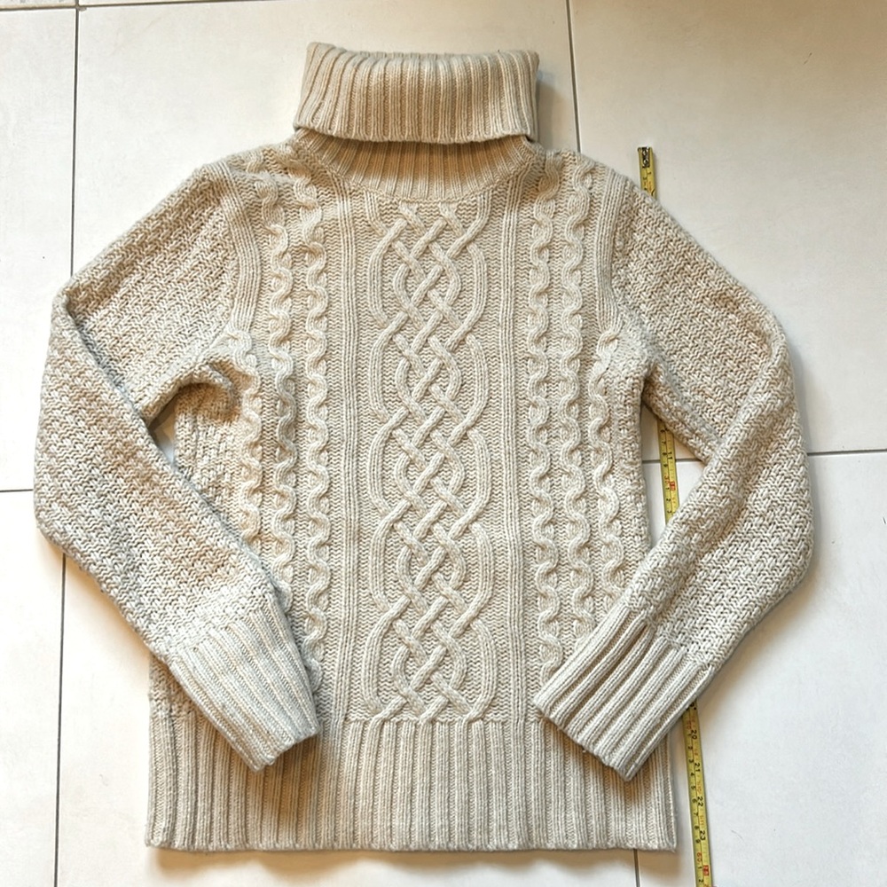Eddie Bauer Wool Turtleneck Sweater XS